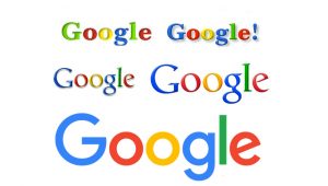 evolução dos logos do Google